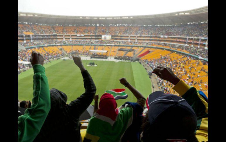En el estadio FNB jugaban los Pirates y Kaizer Chiefs. EFE / ARCHIVO