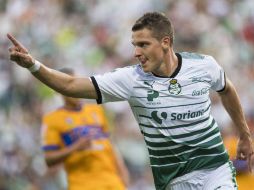 El argentino Julio Furch le dio la paridad al encuentro en el minuto 58. MEXSPORT / J. Martínez