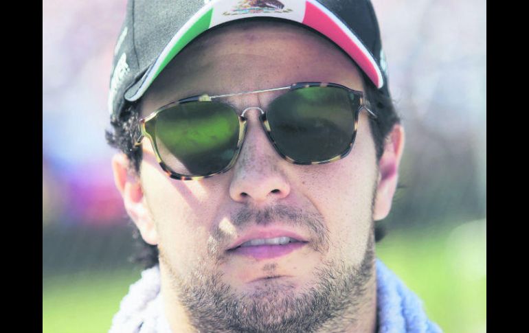 Positivo. ''Checo'' Pérez remontó cinco posiciones en la arrancada del Gran Premio de Hungría. ESPECIAL / SAHARA FORCE INDIA