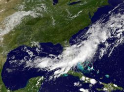 Emily se formó en el Golfo de México en la mañana de este lunes. AFP / Handout