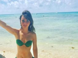 Téllez presumió de sus días en Playa del Carmen. INSTAGRAM / natalia_tellez