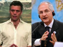 Leopoldo López y A. Ledezma fueron encarcelados de nueva cuenta por el gobierno venezolano. AFP / ESPECIAL