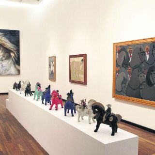 El arte se rinde ante los caballos