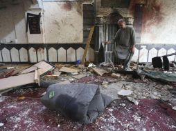 La explosión se produjo hacia las 20:00 horas locales en una mezquita perteneciente a la comunidad chií. EFE / J. Rezayee