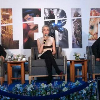 Luc Besson y Cara Delevingne presentan 'Valerian' en México