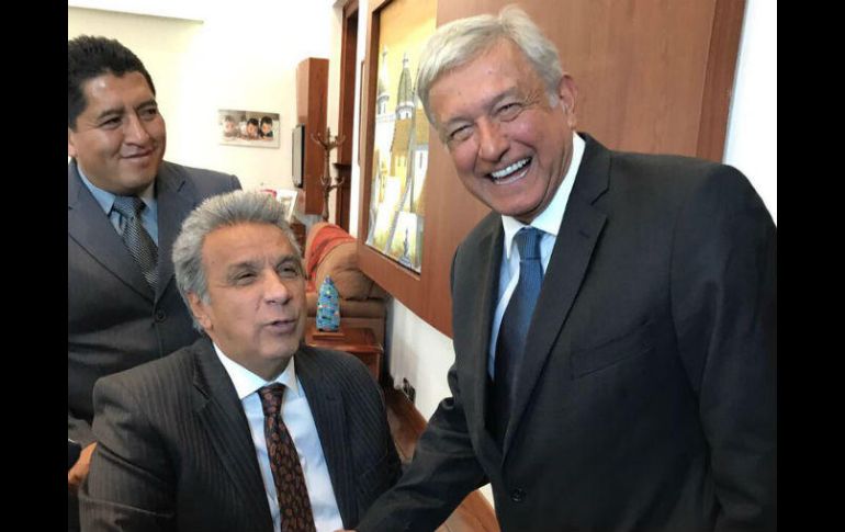 El líder de Morena notificó de la reunión a través de sus redes sociales. TWITTER / @lopezobrador_