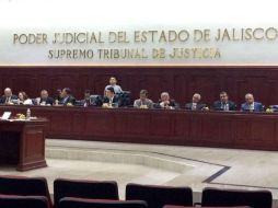 En la sesión del tribunal, los magistrados acordaron desistirse de la controversia constitucional que habían presentado. EL INFORMADOR / R. Rivas