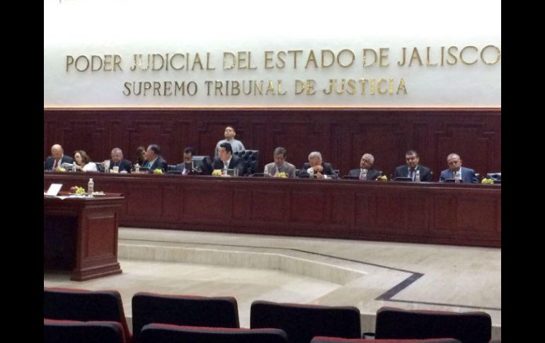 En la sesión del tribunal, los magistrados acordaron desistirse de la controversia constitucional que habían presentado. EL INFORMADOR / R. Rivas