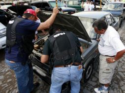 La Policía planea encontrar autos robados y prevenir este delito con revisiones al azar. EL INFORMADOR / ARCHIVO