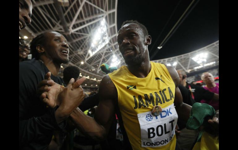 Las tres mejores marcas de 100 metros le pertenecen a Bolt. AP / K. Wigglesworth