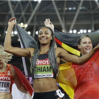 Nafissatou Thiam gana oro en heptatlón en Mundial de Atletismo