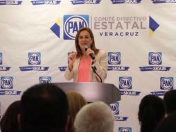 El sábado, la panista se reunió en el Puerto de Veracruz con integrantes de la plataforma Yo Con México. FACEBOOK / Margarita Zavala