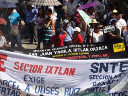 En otras entidades del país, como Chiapas, la seccional adherida a la CNTE ya tomó el acuerdo de no iniciar el ciclo escolar. NTX / ARCHIVO