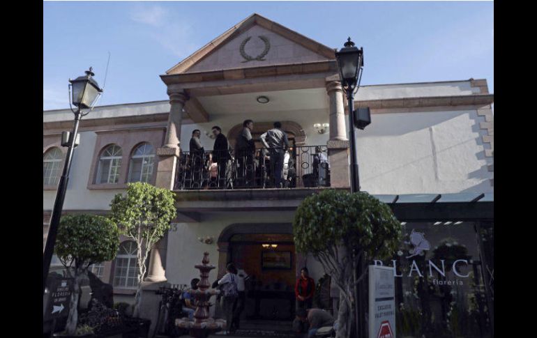 Los restos del ex líder estudiantil se encuentran en la funeraria J. García López de la calle de Miguel Ángel de Quevedo en Coyoacán. SUN / I. Stephens