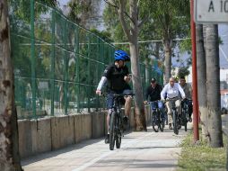 María Elena Limón señaló que en los dos kilómetros se invirtieron cuatro millones 990 mil pesos. EL INFORMADOR / M. Vargas