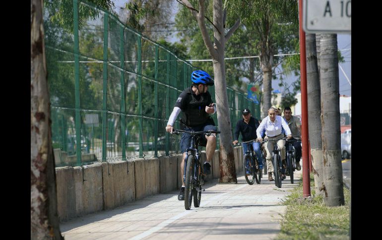 María Elena Limón señaló que en los dos kilómetros se invirtieron cuatro millones 990 mil pesos. EL INFORMADOR / M. Vargas