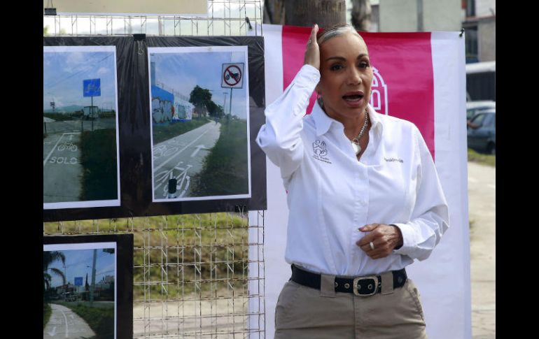 La funcionaria aseguró que la recolección de basura desde hace semanas está bien en el municipio. EL INFORMADOR / M. Vargas