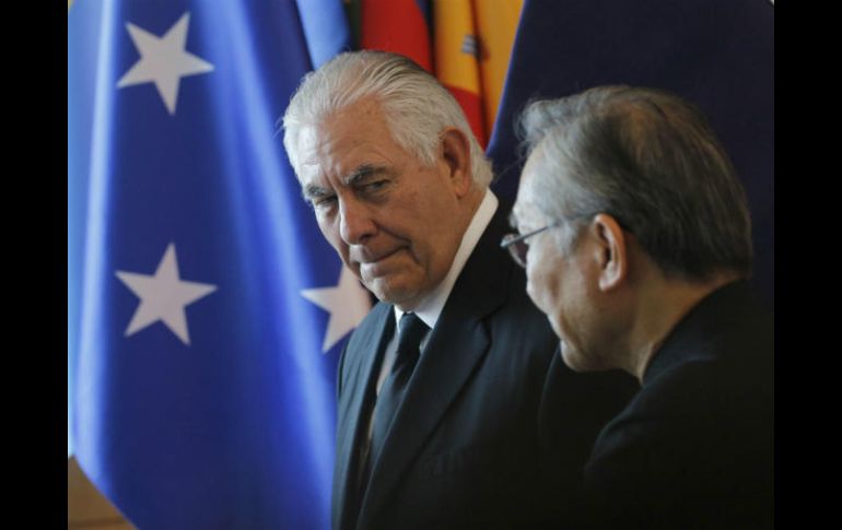 En una reunión a puerta cerrada, Tillerson exhortó a Tailandia cumplir con las nuevas sanciones que adoptadas contra Pyongyang. EFE / N. Sangnak