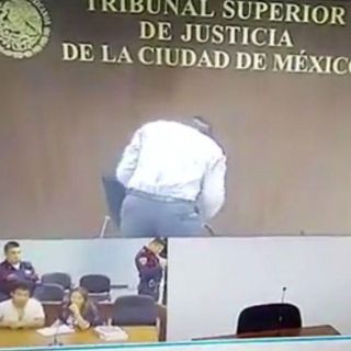 Juez hace berrinche y rompe silla; Judicatura indaga el caso