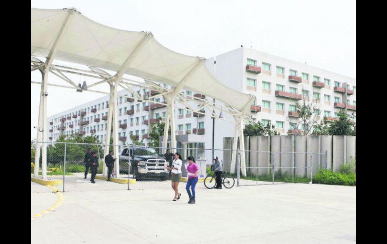 El inmueble en la zona de El Bajío, asegurado por estatales. EL INFORMADOR / A. Camacho