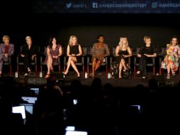 Se reúnen en una conferencia organizada por la cadena FX con motivo de los encuentros de la Television Critics Association (TCA). AFP / M. Brown