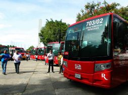 Las unidades de la Ruta 703, que moverá a 12 mil usuarios, aún no cuentan con accesibilidad universal. EL INFORMADOR / E. Barrera