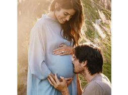 Los actores compartieron en Instagram mensajes para su bebé. INSTAGRAM / iamnikkireed