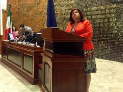 María Elena de Anda, presidenta de la Comisión de Administración, informa que hay negociaciones para reducir los montos laudados. FACEBOOK / Maria-Elena-De-Anda
