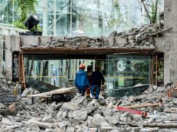 El seísmo afectó a uno de los parques naturales más visitados de China. AFP /