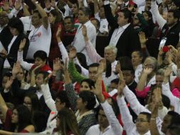 Este sábado se llevó a cabo la Asamblea Nacional del Partido Revolucionario Institucional. NTX / G. Durán