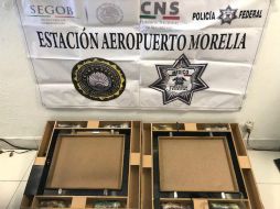 El narcótico, con un peso aproximado de dos mil 020 kilos, fue puesto a disposición del Agente del Ministerio Público. TWITTER / @PoliciaFedMx