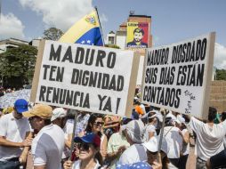 Las manifestaciones en Venezuela se han extendido por cuatro meses y han dejado al menos 122 muertos. EFE / N. Sayago