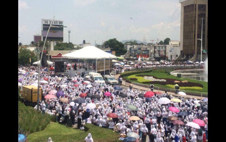 Este año, la Iglesia recibió a alrededor de 420 mil fieles, de 54 naciones distintas. TWITTER / @PCYBOMGDL
