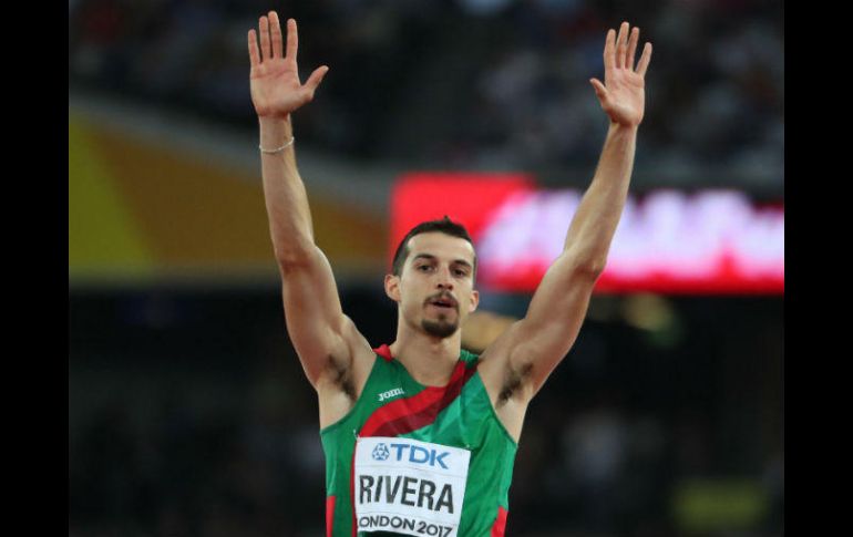 Edgar Rivera estuvo cerca de igualar a su hermano mayor, Luis, que logró un bronce en salto largo en el Mundial de Moscú 2013. EFE / F. Robichon
