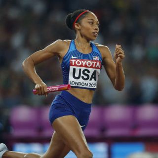 Allyson Felix impone récord de medallas en Mundiales de Atletismo