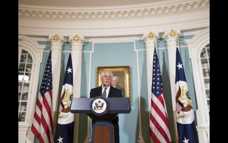 El jefe de la diplomacia estadounidense dijo que el inicio de un diálogo depende de Kim Jong-un. EFE / M. Reynolds