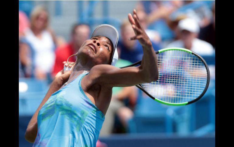 Venus Williams es la novena favorita en el torneo de tenis de la WTA Premier de Cincinnati. EFE / M. Lyons