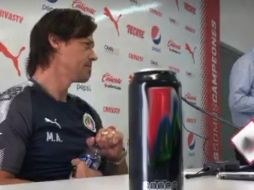Almeyda le pide el apoyo a la afición, porque si no se entra a la disputa por el título, el del fracaso nadie lo podrá quitar. ESPECIAL / Chivas