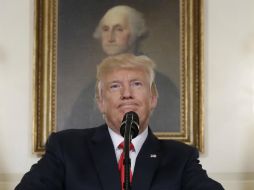 Trump evitó hacer más comentarios sobre la violencia del sábado en Charlottesville. AP / E. Vucci