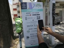 El cobro de parquímetros virtuales regresó el 19 de julio en cinco zonas con mil 625 cajones como parte del programa ‘Aquí Hay Lugar’. EL INFORMADOR / ARCHIVO