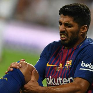 Luis Suárez, inactivo un mes por lesión en la rodilla