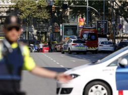 A través de su cuenta oficial de Twitter los Mossos d'Esquadra confirmaron el hecho como atentado terrorista. AFP / Pau Barrena