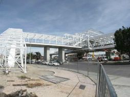 El Siteur informa que la estructura principal de la estación ya se encuentra montada. TWITTER / @SITEURJAL