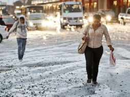 Se espera aguanieve con una onda gélida de 4 a 8 grados Celsius. SUN / C. Rogel