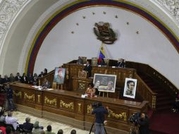 ''Este decreto es para enseñarles que el pueblo de Venezuela manda, que deben respetar la voluntad del pueblo'', dice su líder. EFE / ARCHIVO