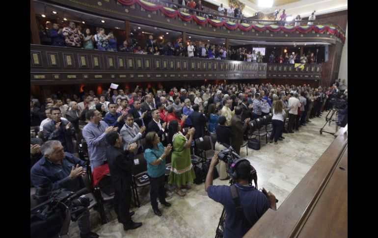 La Asamble Nacional Constituyente decidió hoy adjudicarse las tareas del Parlamento venezolano. EFE / AVN