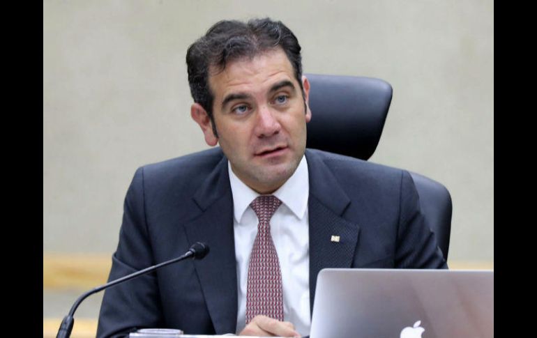 Lorenzo Córdova, consejero presidente del INE, recordó que la fórmula para asignar ese financiamiento está en la Constitución. NTX / ARCHIVO