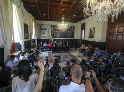 El Parlamento ratificó hoy su vigencia en su primera sesión desde que la ANC se atribuyera sus funciones el pasado viernes. EFE / M. Gutiérrez