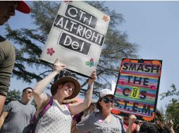 La marcha es solo una de muchas que acontecen hoy sábado 19 de agosto por todo Estados Unidos. AFP / E. Nouvelage