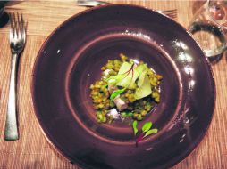 Una obra de arte y sabores del chef Oswaldo Oliva. EL INFORMADOR / M. Vargas